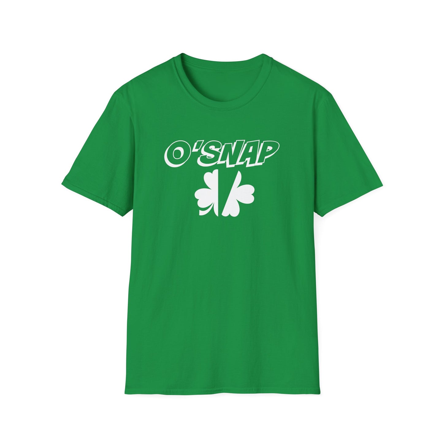 St. Patrick's Day Shirt, O'SNAP, Oh Snap, Adult Unisex Gildan Tee