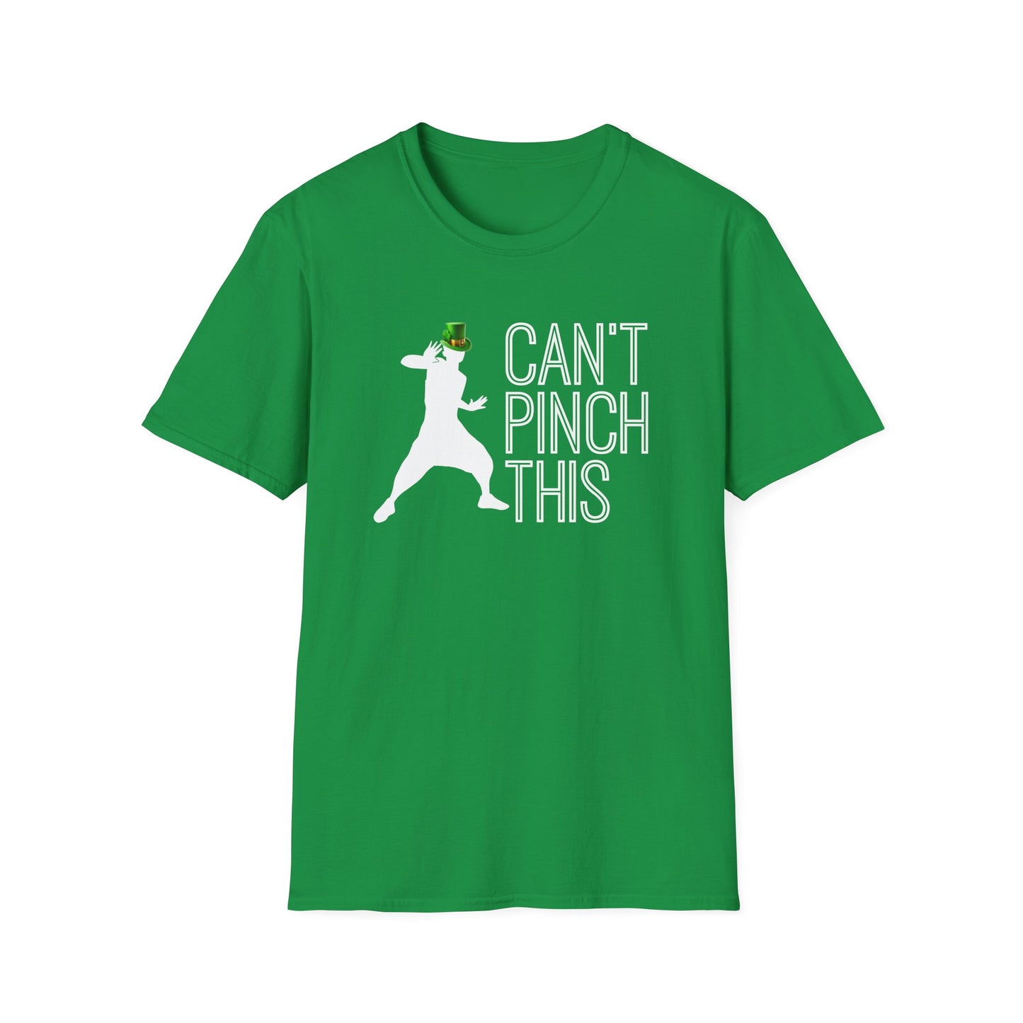 St. Patrick's Day Shirt, Can't Pinch This, MC Hammer Parody, Adult Unisex Gildan Tee