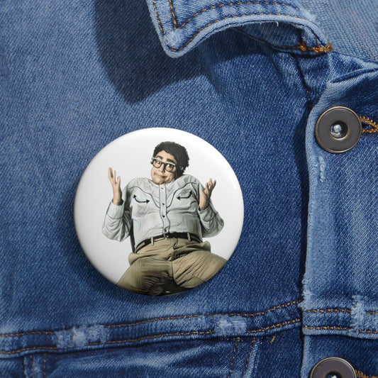 Pat SNL, Julia Sweeney, SNL Old School, Button Pin