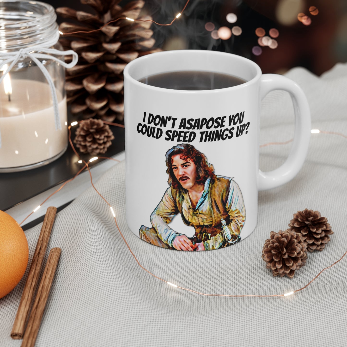 Princess Bride Mug, Fezzik, Inigo Montoya, Count Rogan, Buttercup, Westley, Vizzini, Humperdinck, Cinephile, Movie Lover Gift