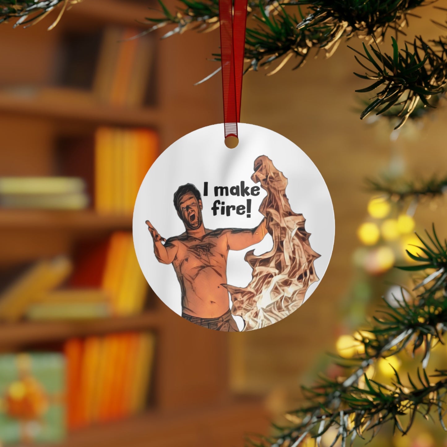 Metal Ornament, Wilson, Cast Away, Tom Hanks, Ornament, 3.5in., Double-sided