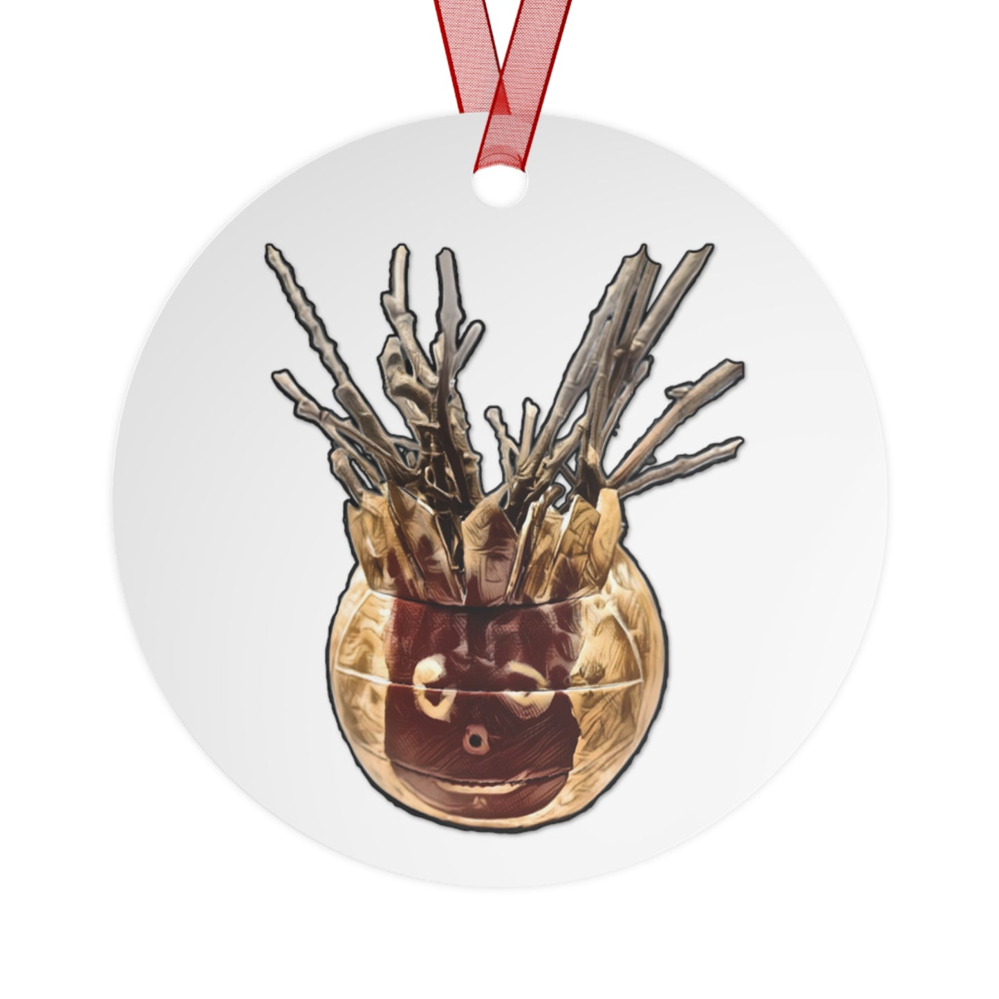 Metal Ornament, Wilson, Cast Away, Tom Hanks, Ornament, 3.5in., Double-sided