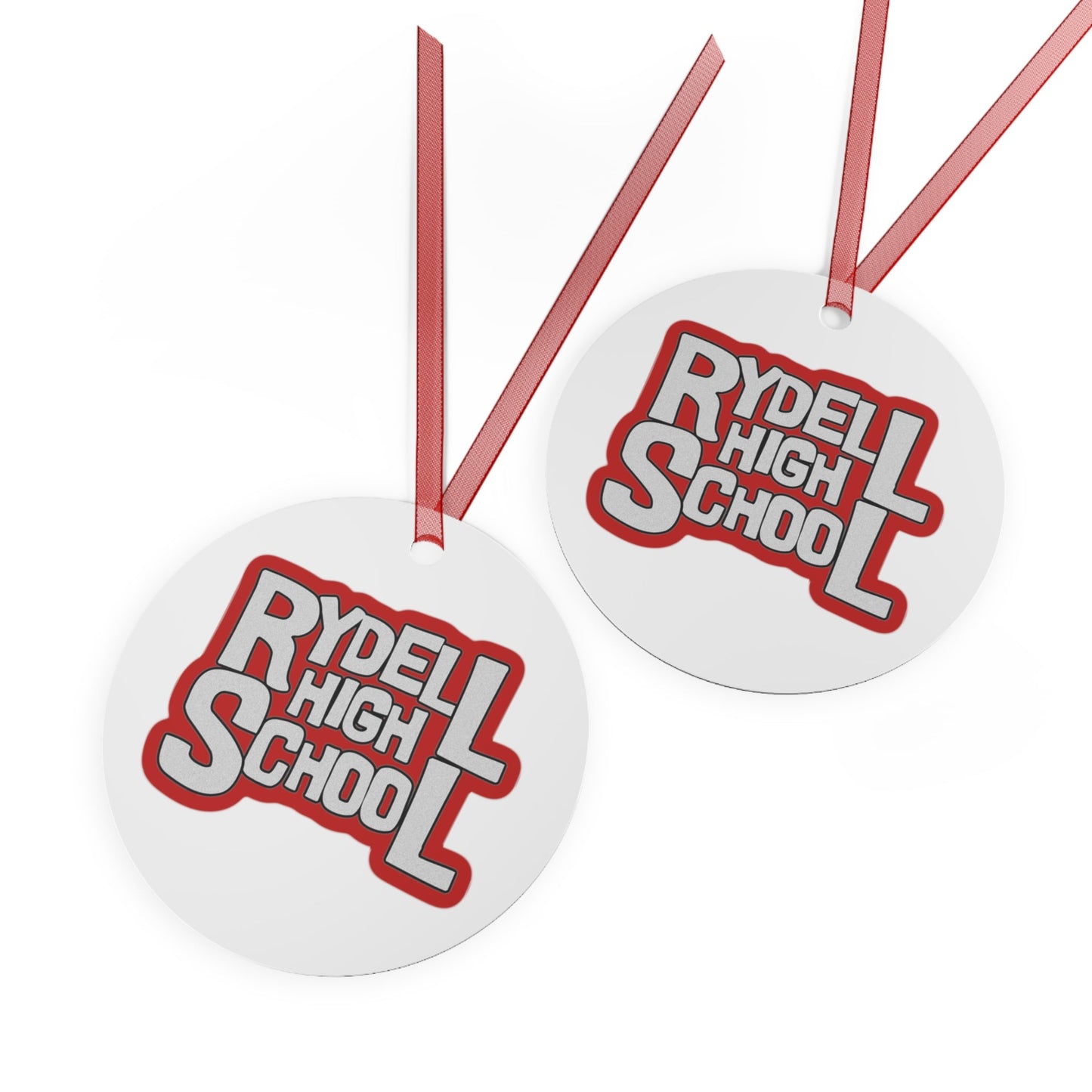 Metal Ornament, Grease, Rydell High, Olivia Newton John, John Travolta, Cosplay, Ornament, 3.5in., Double-sided