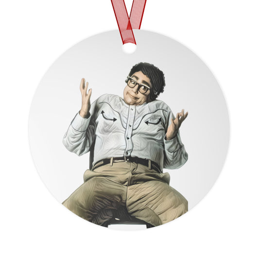 Metal Ornament, Pat SNL, Julia Sweeney, SNL Old School, Ornament, 3.5in., Double-sided