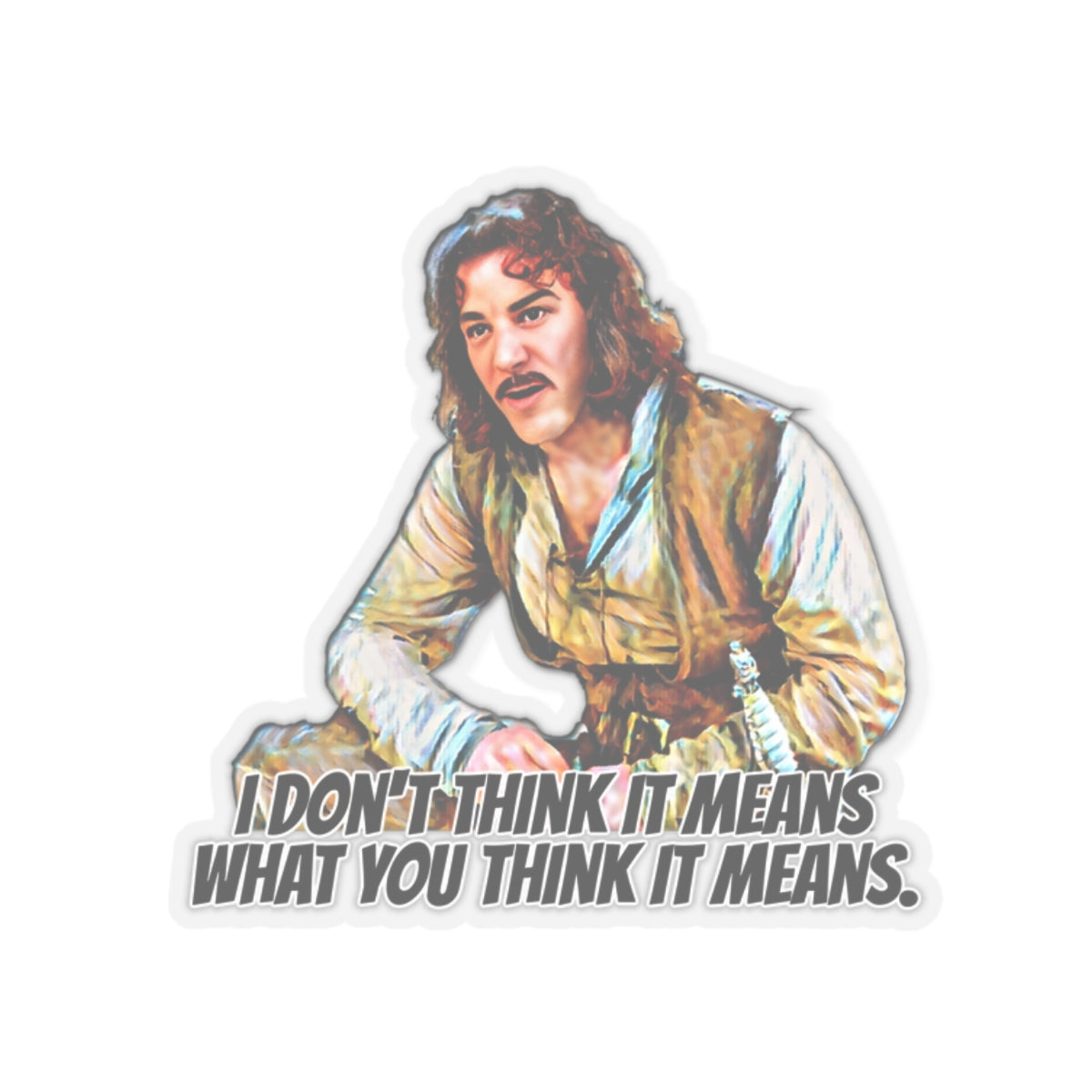 Princess Bride Sticker, Fezzik, Inigo Montoya, Count Rogan, Buttercup, Westley, Vizzini, Humperdinck, Cinephil, Movie Lover Gift