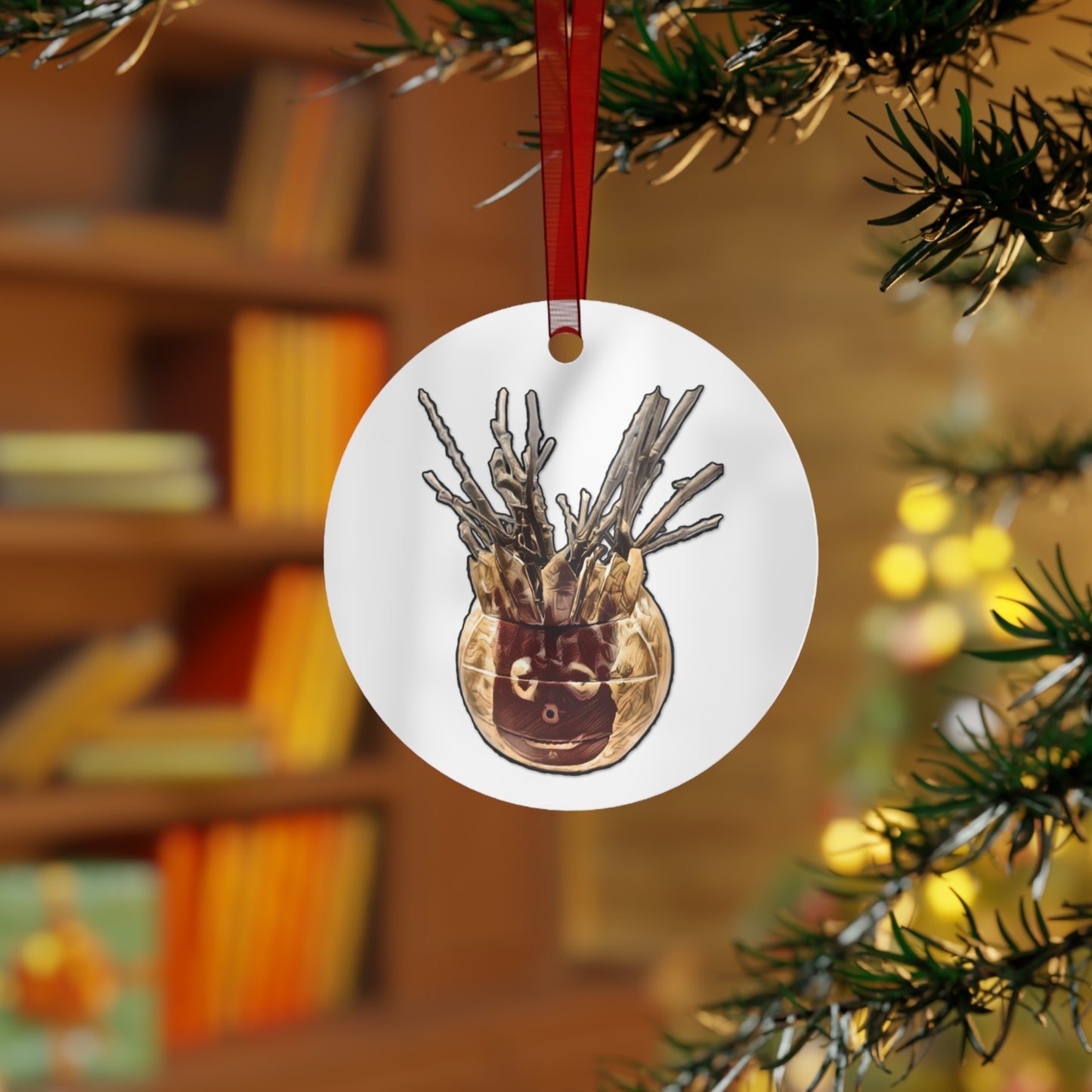 Metal Ornament, Wilson, Cast Away, Tom Hanks, Ornament, 3.5in., Double-sided