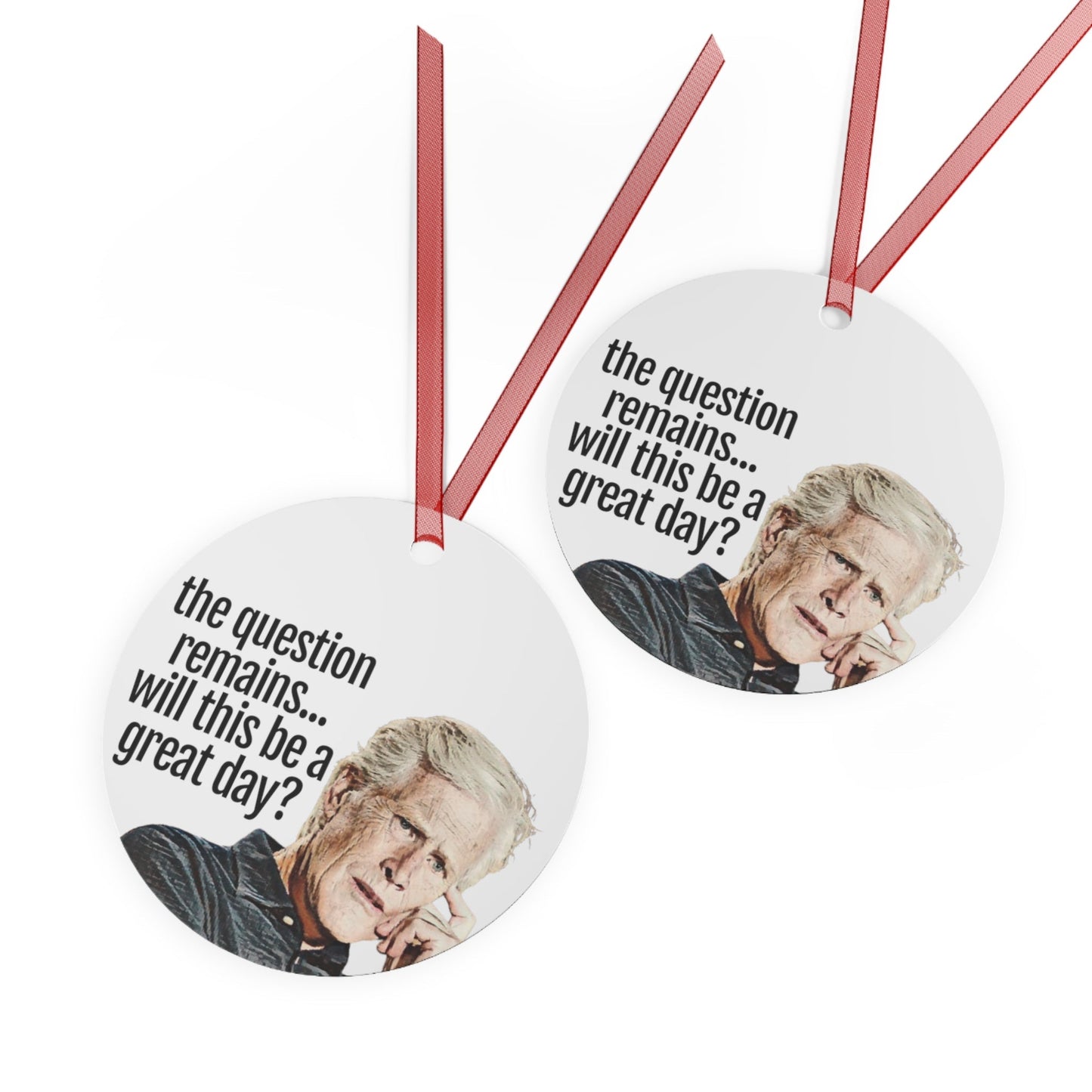 Metal Ornament, Dateline Ornament, Keith Morrison, Dateline Lover, Funny Crime Show, Crime Lover, Serial Killer, True Crime, 3.5in., Double-sided