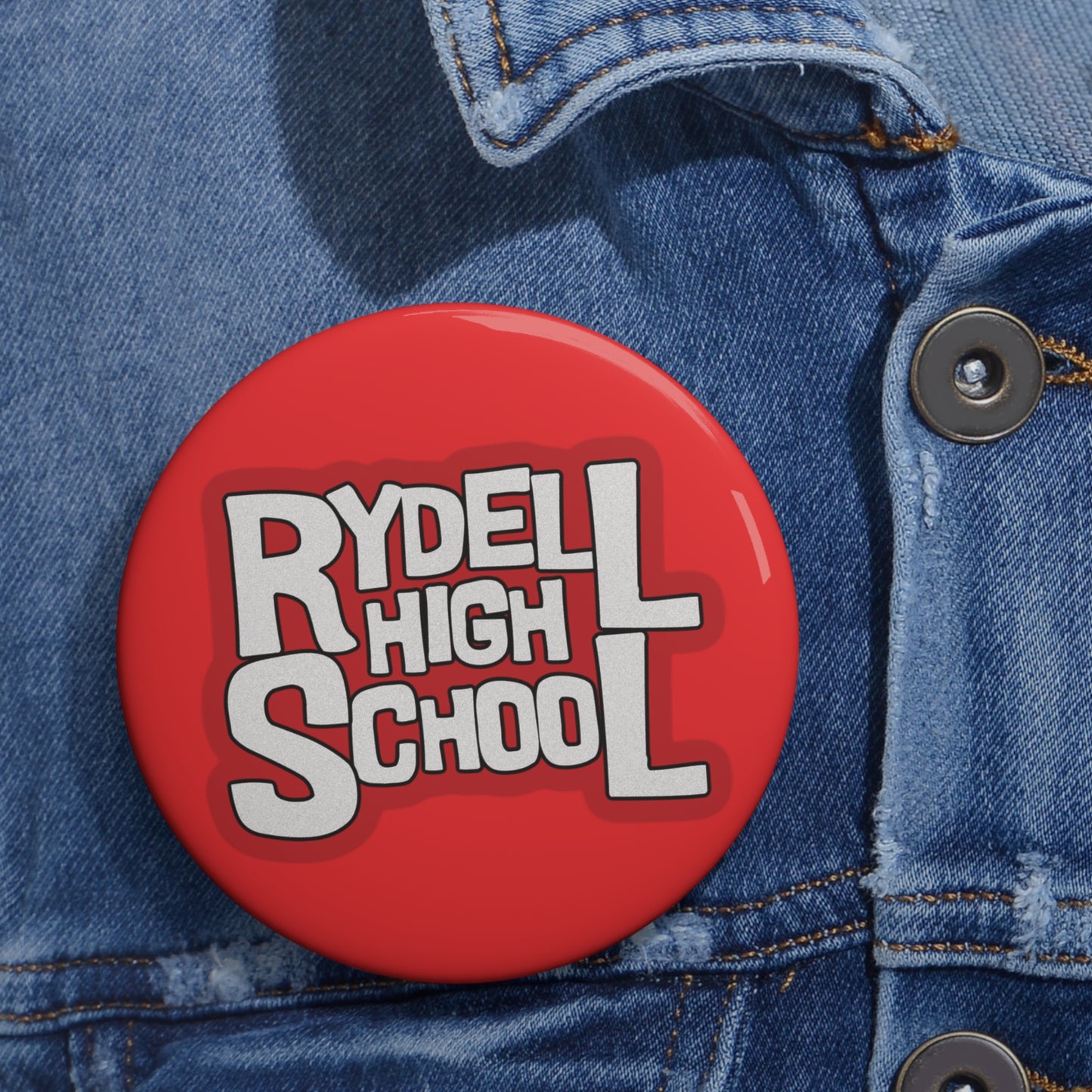 Grease, Rydell High, Olivia Newton John, John Travolta, Cosplay, Button Pin