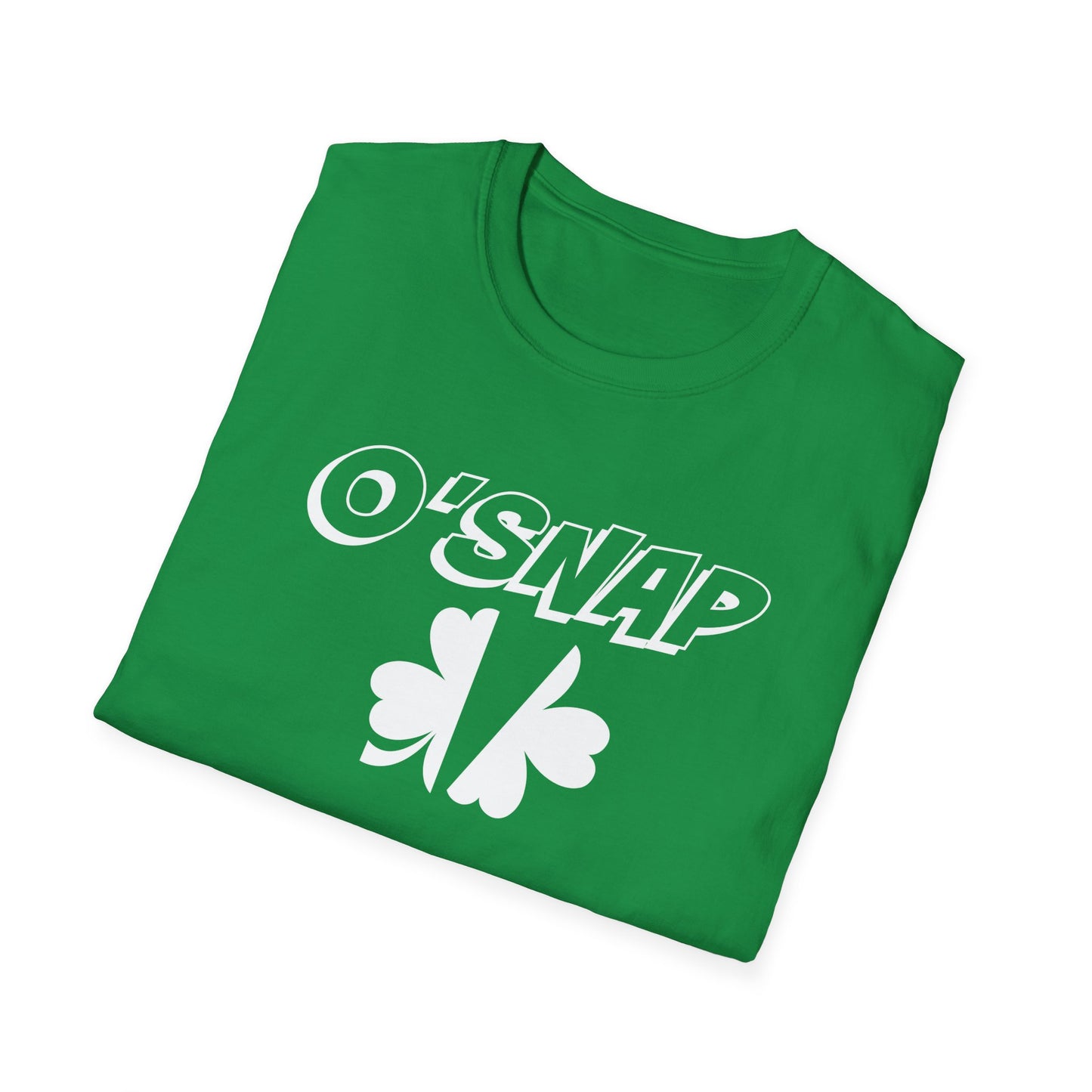 St. Patrick's Day Shirt, O'SNAP, Oh Snap, Adult Unisex Gildan Tee