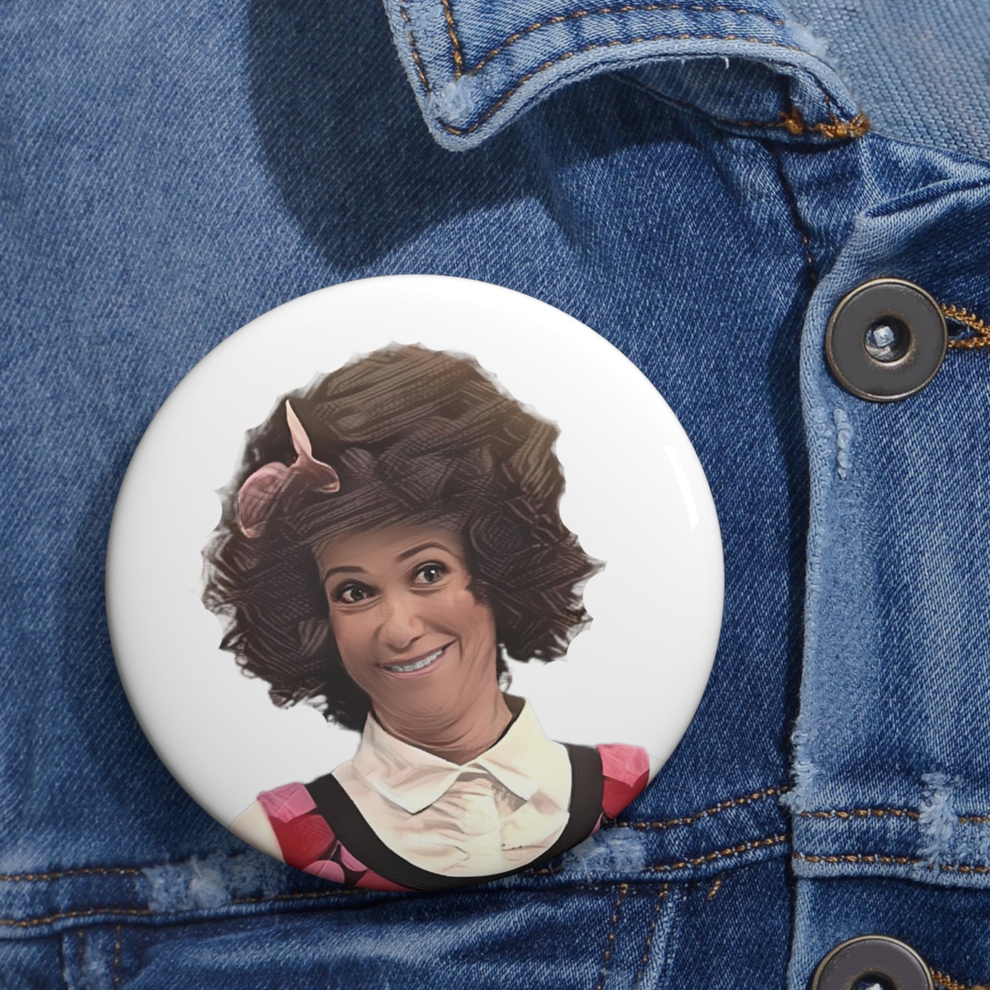 Gilly, SNL, Kristin Wiig, Old School, SNL Cosplay, Gilly Button Pin