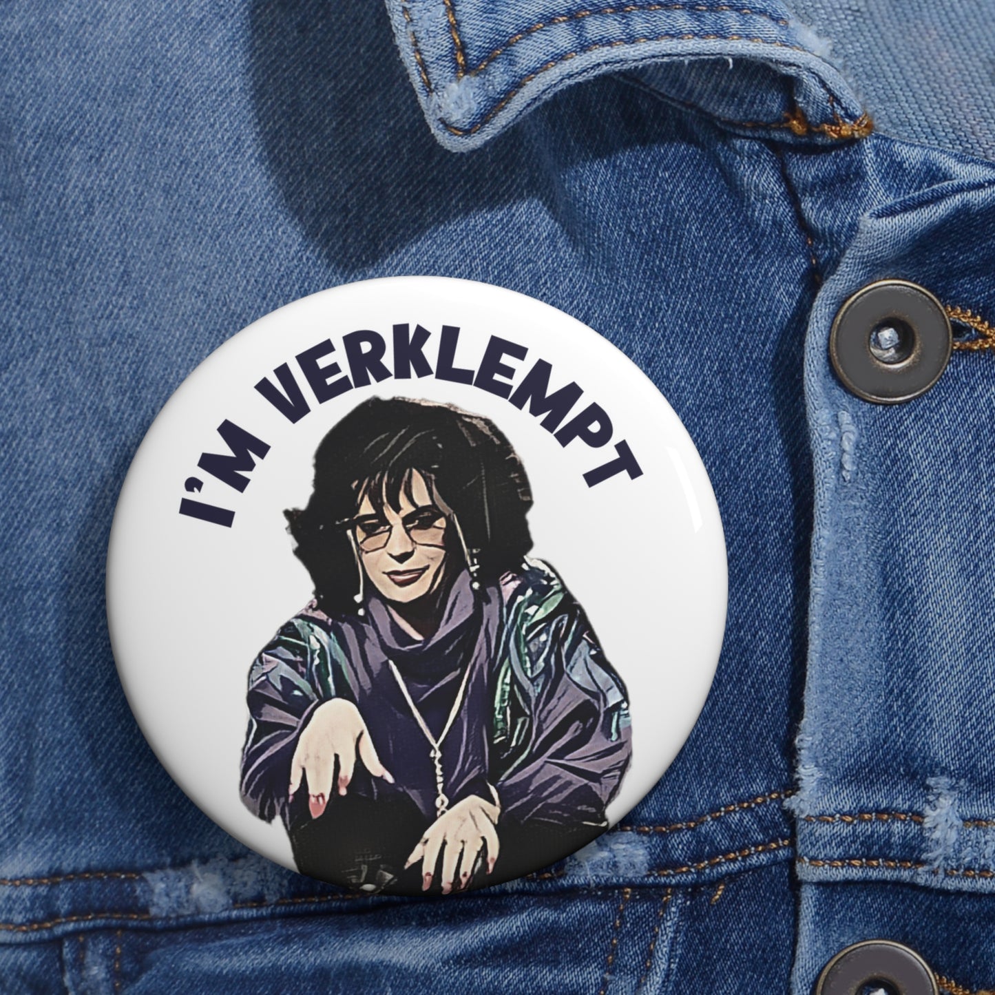 Coffee Talk SNL, Verklempt SNL, SNL Old School, SNL Cosplay, Button Pin