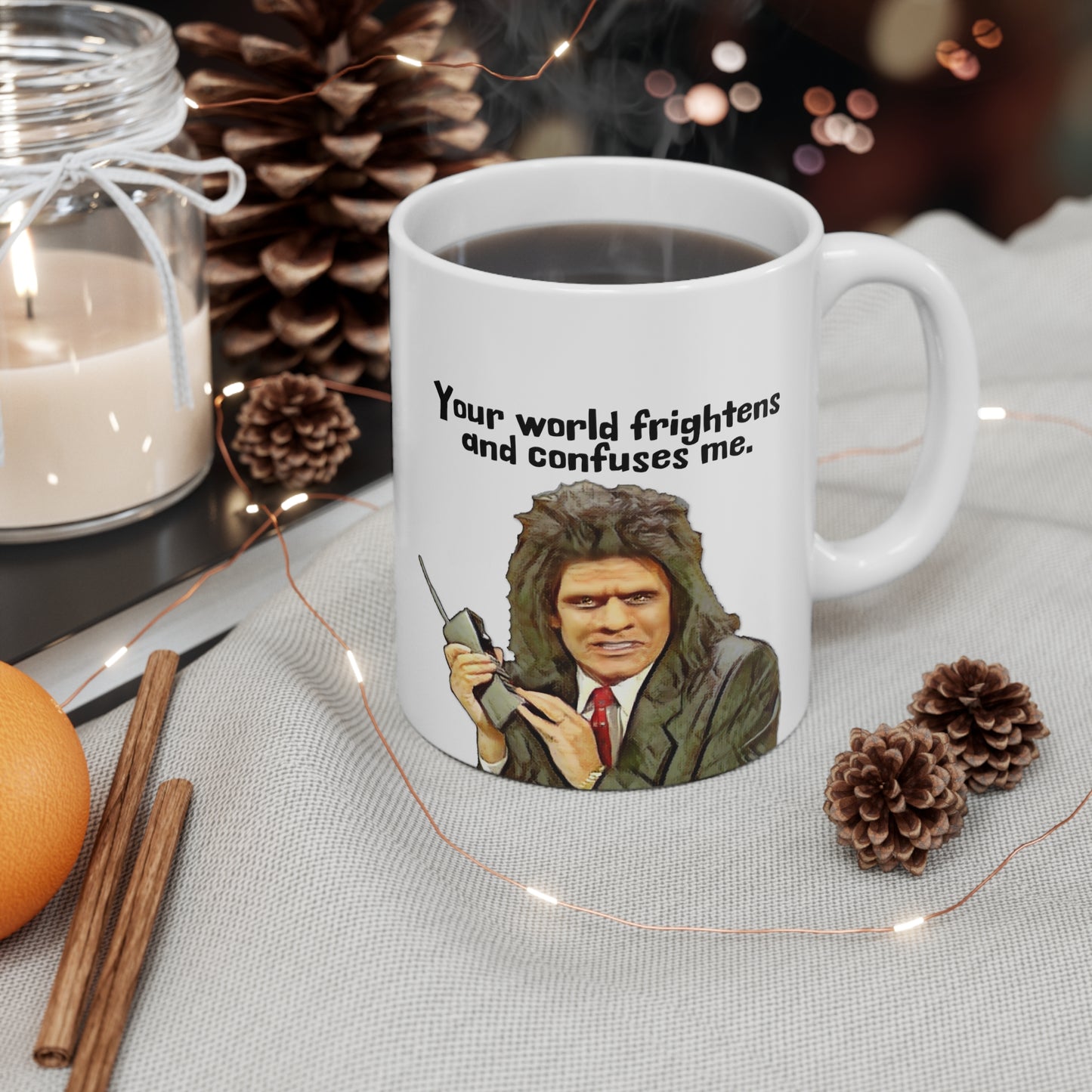 Caveman Lawyer, Phil Hartman, SNL Cosplay, Mug 11 oz.