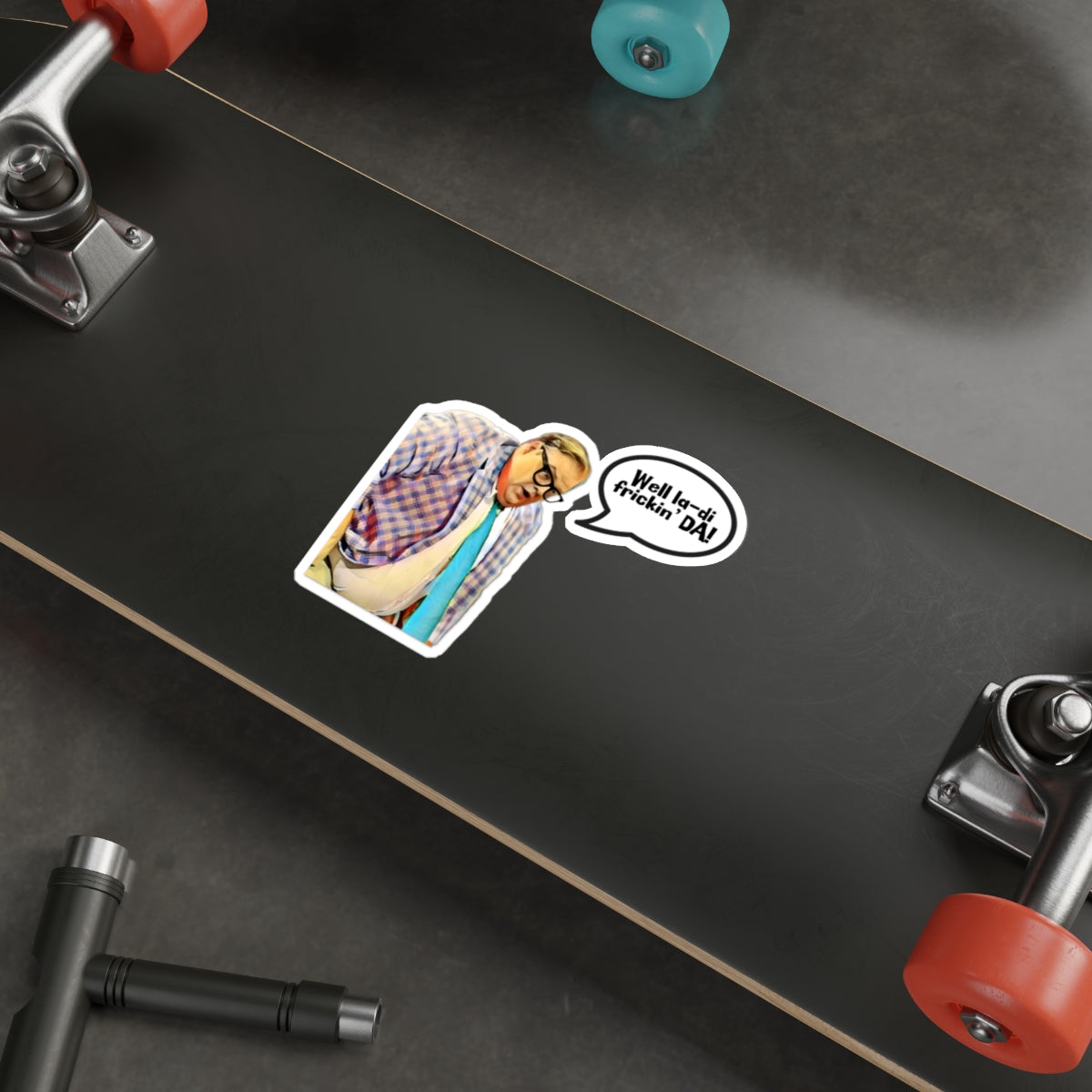Chris Farley, Matt Foley, Van Down By the River, SNL, Sticker