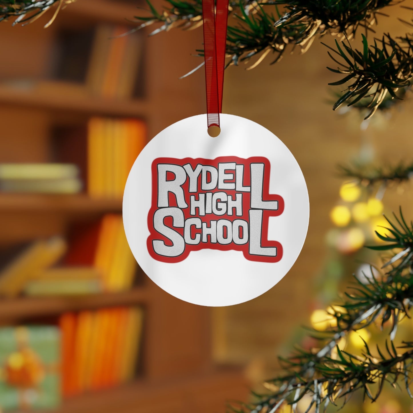 Metal Ornament, Grease, Rydell High, Olivia Newton John, John Travolta, Cosplay, Ornament, 3.5in., Double-sided