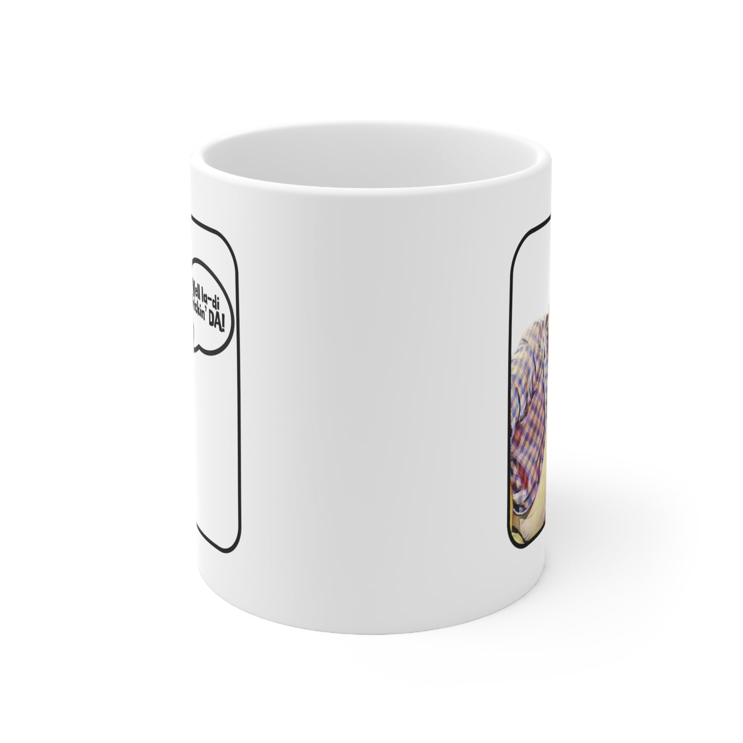 Chris Farley, Matt Foley, Van Down By the River, SNL, Mug 11oz