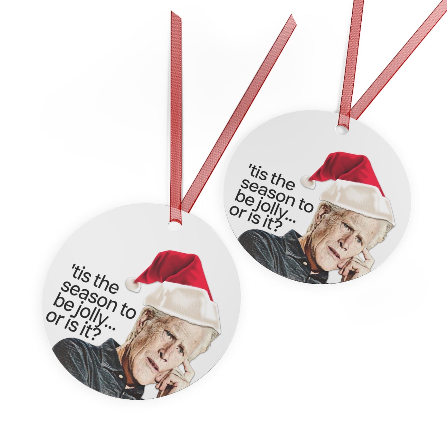 Metal Ornament, Dateline Ornament, Keith Morrison, Dateline Lover, Funny Crime Show, Crime Lover, Serial Killer, True Crime, 3.5in., Double-sided
