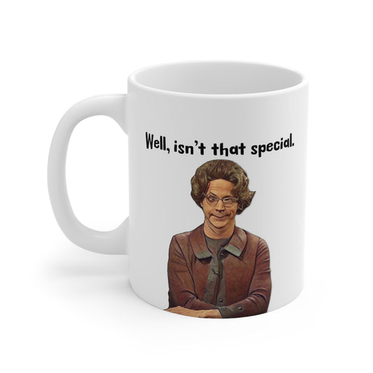 Church Lady, Dana Carvey, Isn't That Special, SNL, Old School Humor, Mug