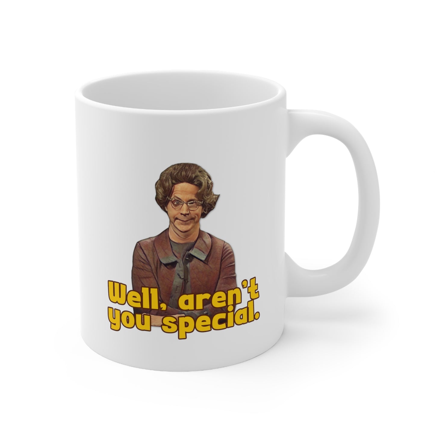 Church Lady, Dana Carvey, Isn't That Special, SNL, Old School Humor, Mug