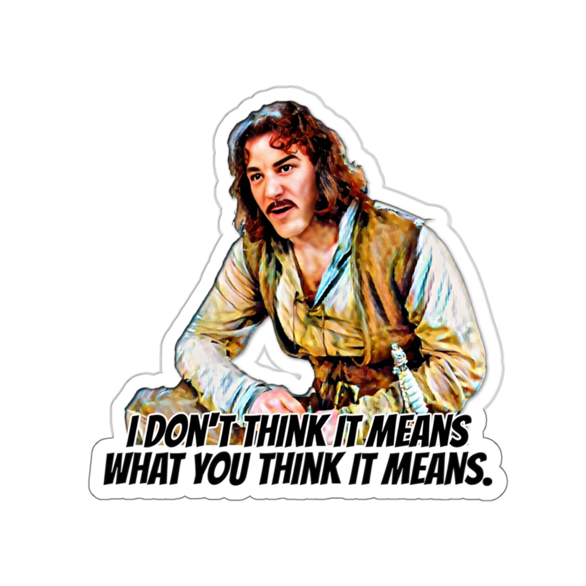 Princess Bride Sticker, Fezzik, Inigo Montoya, Count Rogan, Buttercup, Westley, Vizzini, Humperdinck, Cinephil, Movie Lover Gift