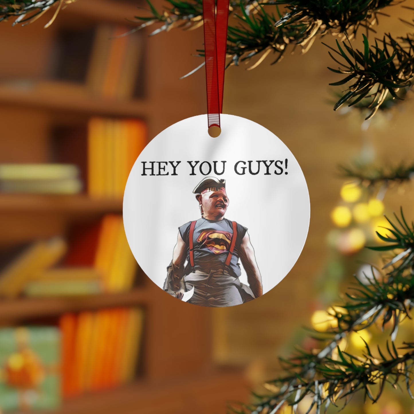 Sloth Ornament, Goonies Ornament, Movie Buff Ornament, Cinephile, Film Buff, Movie Lover, Movie Lover Gift, Goonies Fan, Hey You Guys