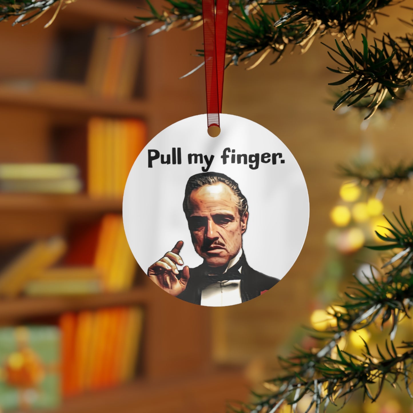 Godfather Gift, Mafia Gift, Movie Lover, Cinephile, Cosplay, Ornament