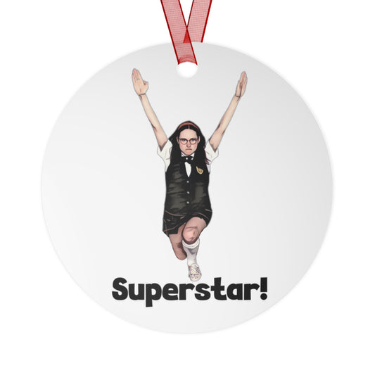 Metal Ornament, Superstar SNL, Mary Katherine SNL, Molly Shannon, Old School SNL, Ornament, 3.5in., Double-sided