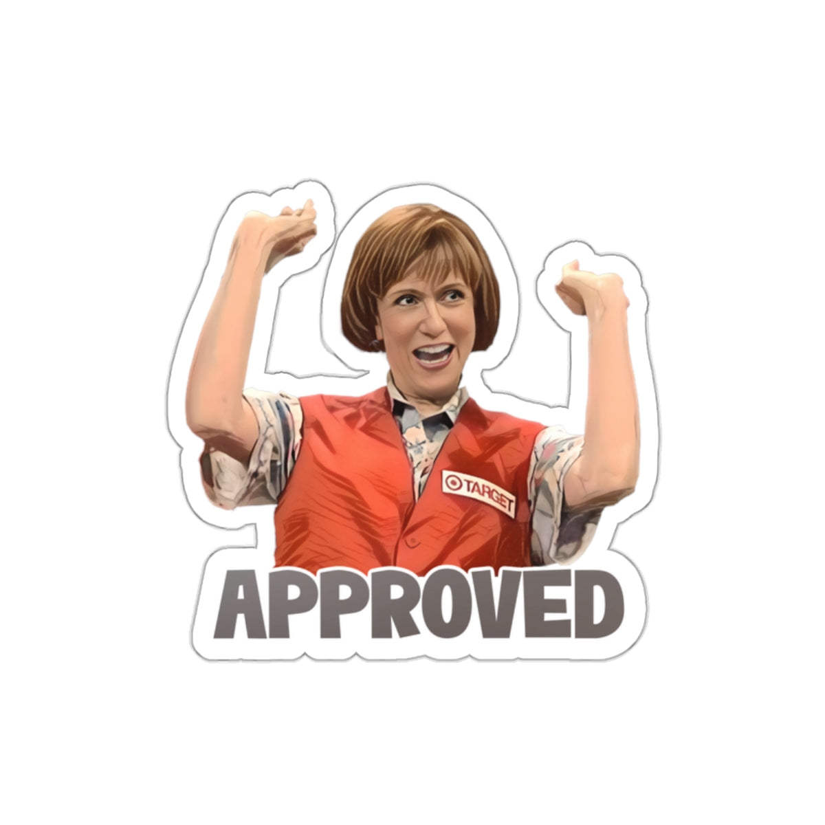 Target Lady Sticker, SNL, Kristin Wiig, Cosplay, Approved