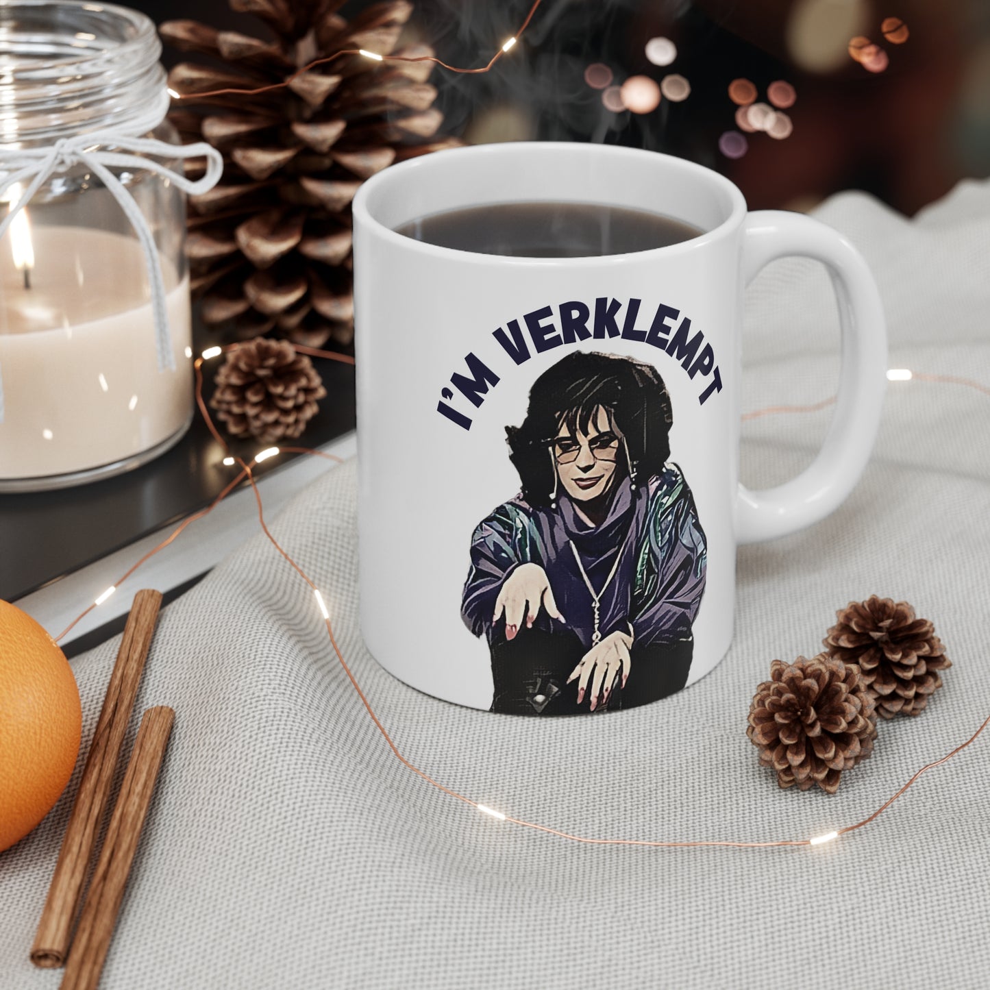 Coffee Talk SNL, Verklempt SNL, SNL Old School, SNL Cosplay, Mug 11oz.