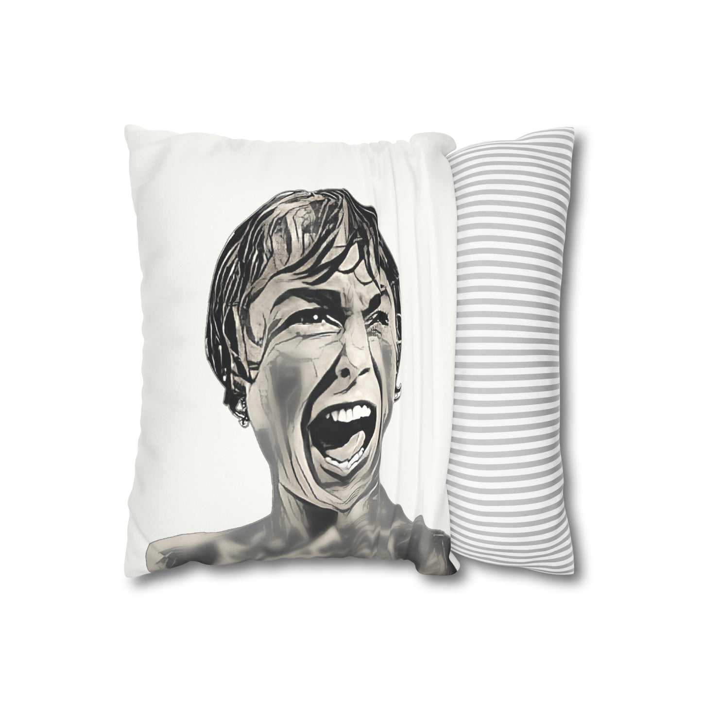 Alfred Hitchcock, Psycho, Marion Crane, Janet Leigh, Throw Pillow Cover