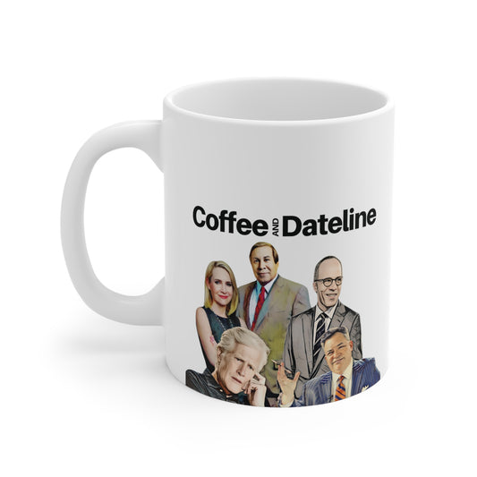 Dateline Mug, Keith Morrison, Dateline Lover, Funny Crime Show Mug, Crime Lover, Serial Killer, True Crime