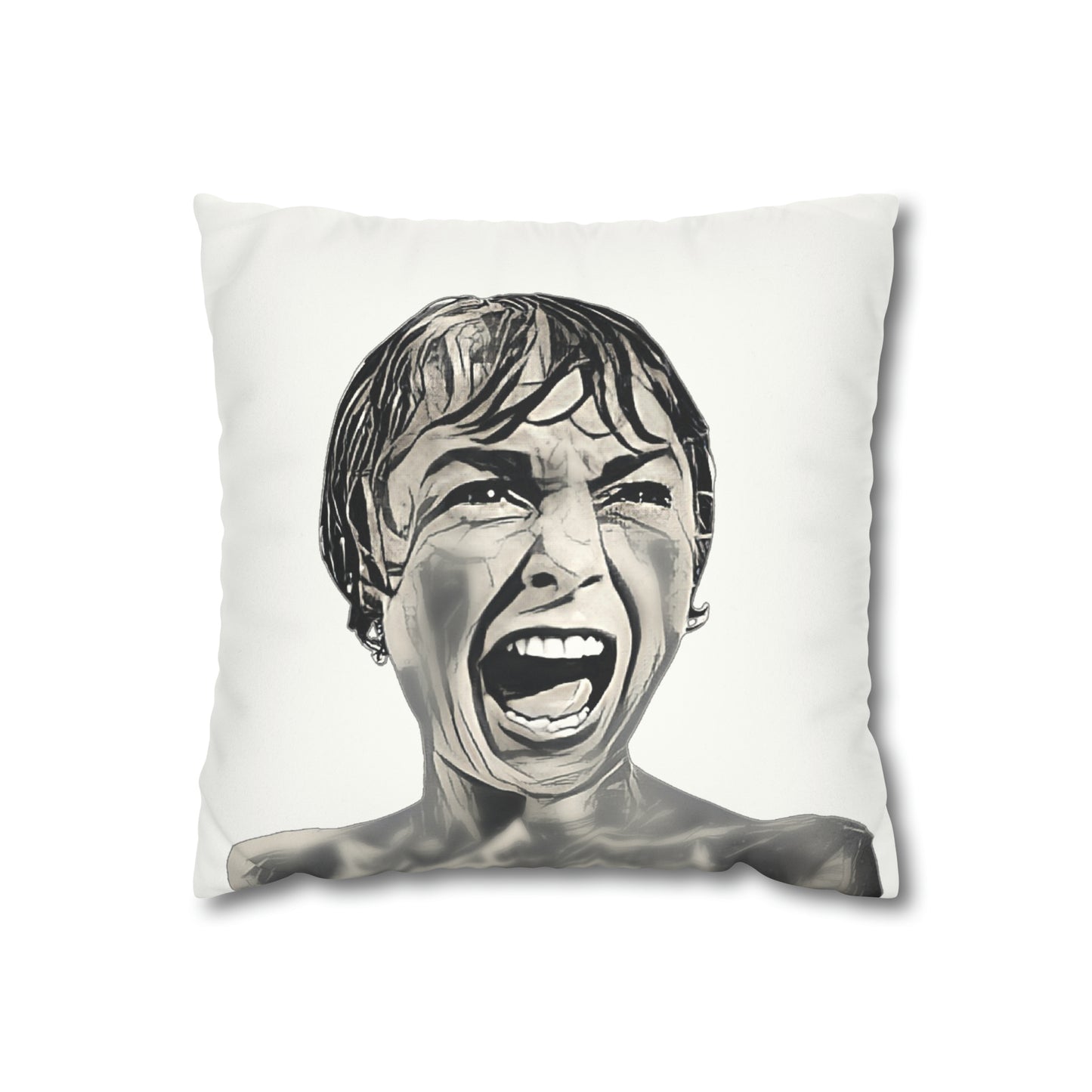 Alfred Hitchcock, Psycho, Marion Crane, Janet Leigh, Throw Pillow Cover