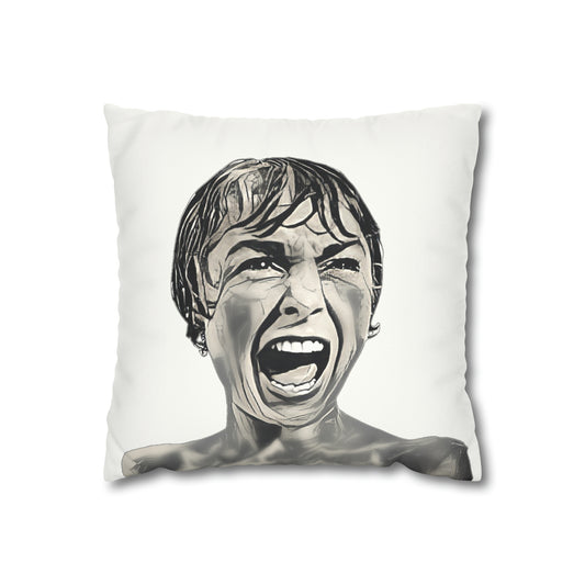 Alfred Hitchcock, Psycho, Movie Buff, Janet Leigh, Throw Pillow Cover