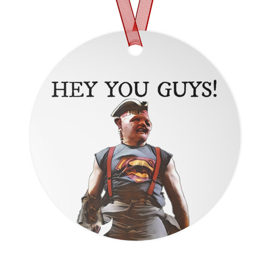 Sloth Ornament, Goonies Ornament, Movie Buff Ornament, Cinephile, Film Buff, Movie Lover, Movie Lover Gift, Goonies Fan, Hey You Guys