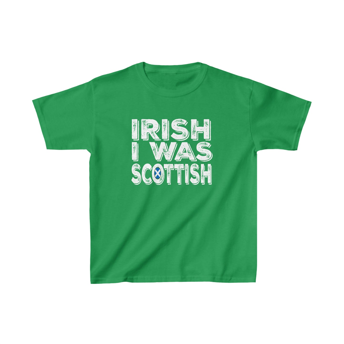 St. Patrick's Day Shirt, Irish I Was Scottish, Kids Heavy Cotton™ Tee