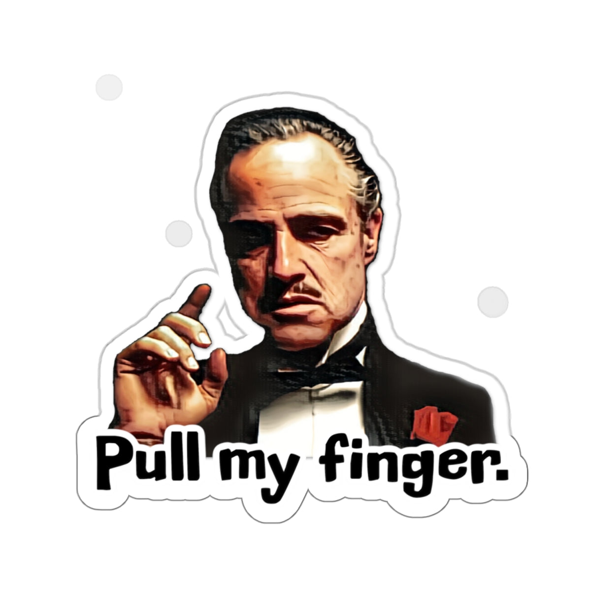 Godfather Gift, Mafia Gift, Movie Lover, Cinephile, Cosplay, Sticker