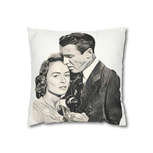 It's a Wonderful Life, Heehaw, Movie Buff, Cinephile, Film Buff, George Bailey, Jimmy Stewart, Throw Pillow Cover