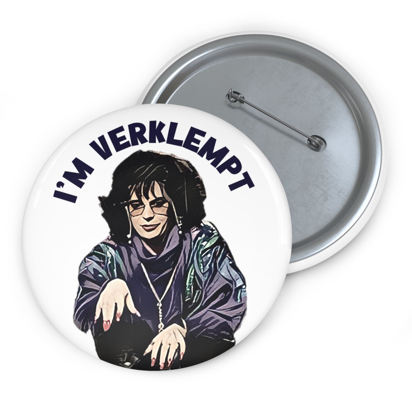 Coffee Talk SNL, Verklempt SNL, SNL Old School, SNL Cosplay, Button Pin