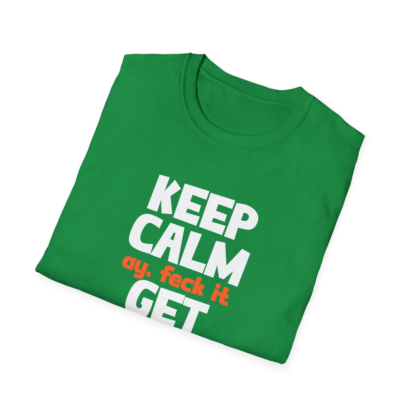 St. Patrick's Day Shirt, Keep Calm Get Even, Unisex Gildan Tee