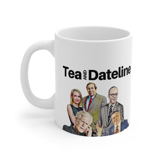 Dateline Squad, Mug, Keith Morrison, Dateline Lover, Funny Crime Show Mug, Crime Lover, Serial Killer, True Crime