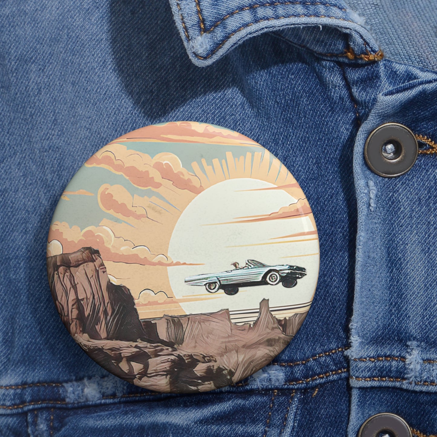 Thelma and Louise, 90's Movie, Cinephile, Movie Lover, Cosplay, Button Pin