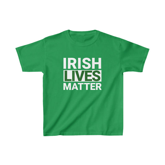 St. Patrick's Day Shirt, Irish Lives Matter, Kids Heavy Cotton™ Tee