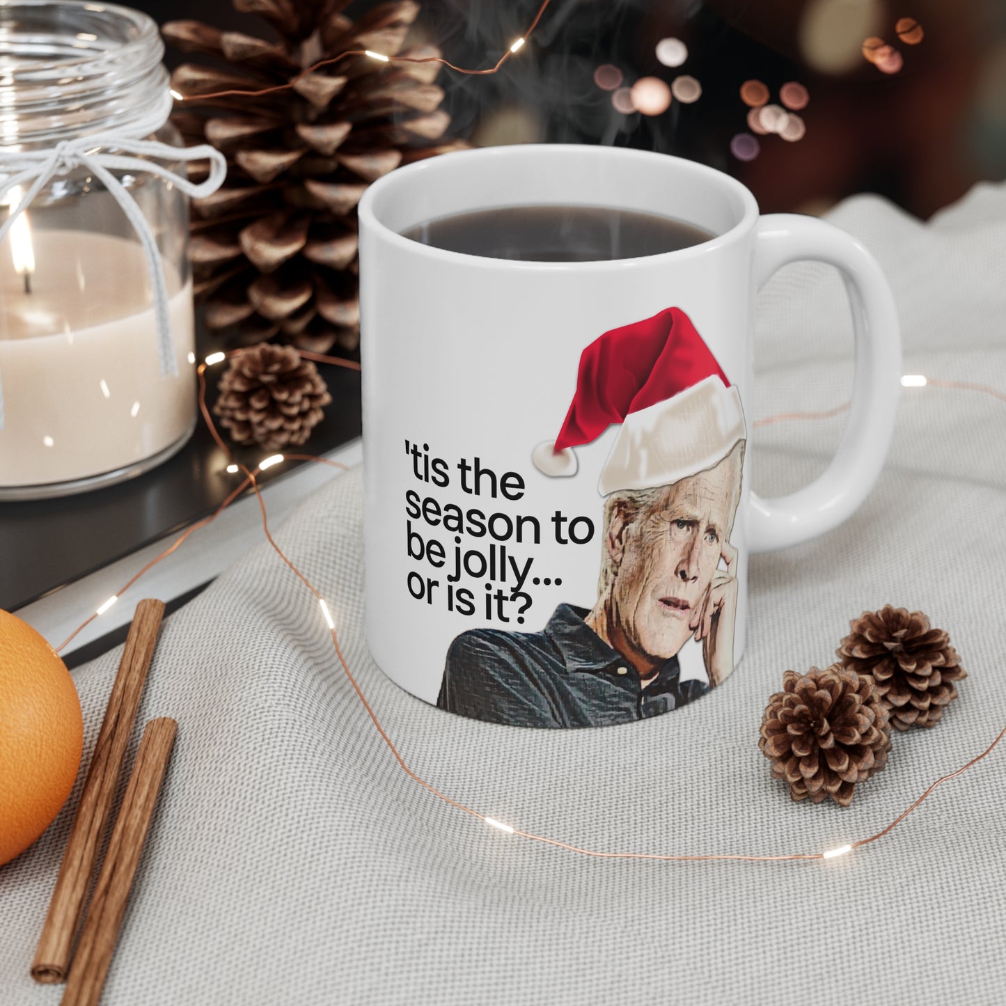 Jolly Dateline Mug, Keith Morrison, Dateline Lover, Funny Crime Show Mug, Crime Lover, Serial Killer, True Crime