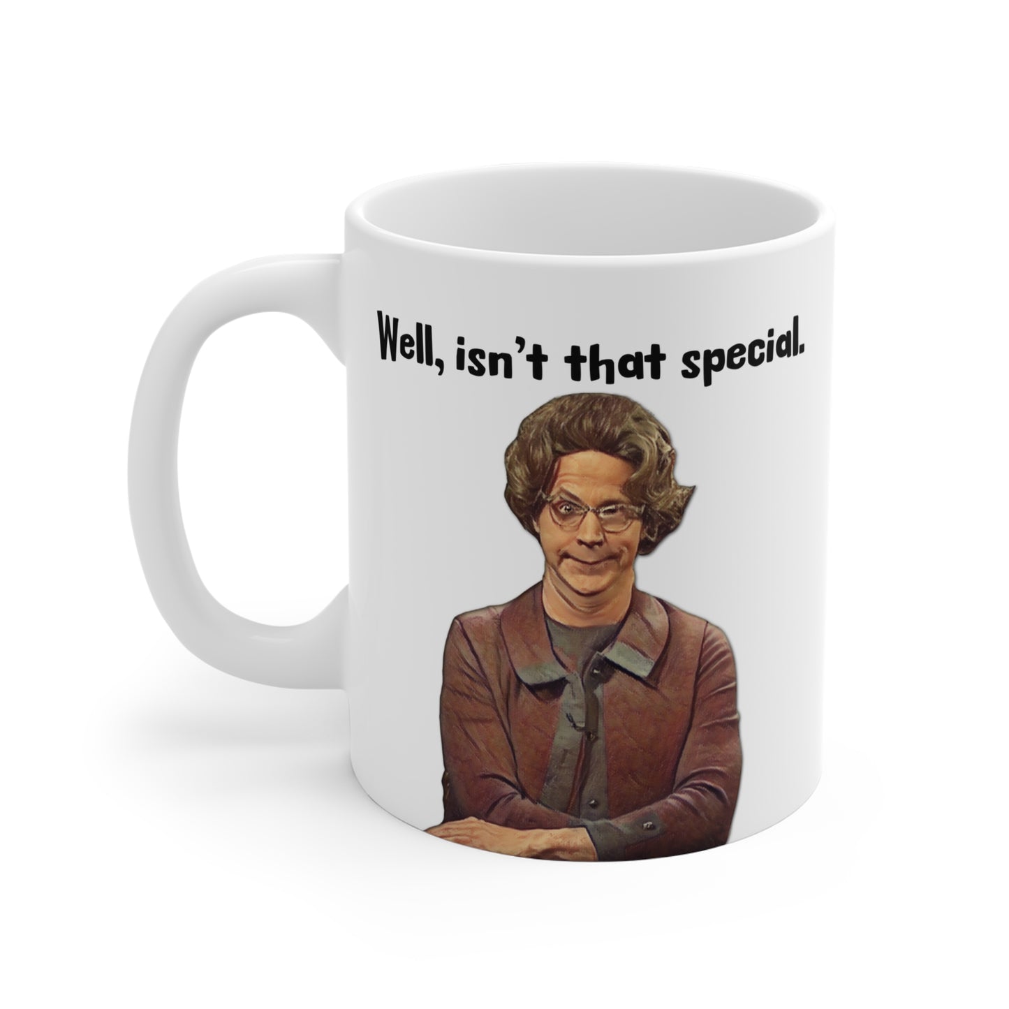 Church Lady, Dana Carvey, Isn't That Special, SNL, Old School Humor, Mug