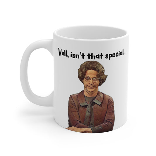 Church Lady, Dana Carvey, Isn't That Special, SNL, Old School Humor, Mug