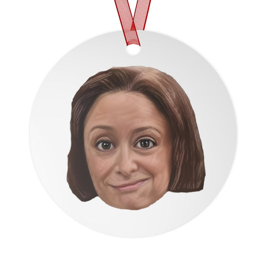 Metal Ornament, Debbie Downer SNL, Rachel Rasch, SNL Old School, Ornament, 3.5in., Double-sided