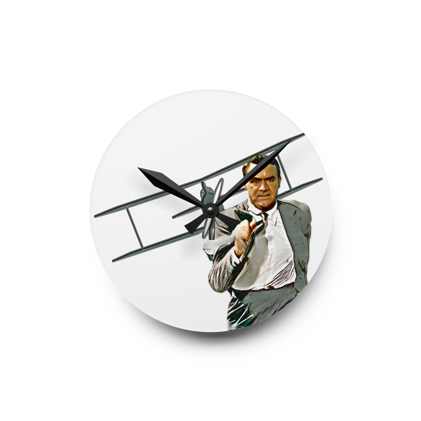 Alfred Hitchcock, Movie Buff, North By Northwest, Carey Grant, Wall Clock