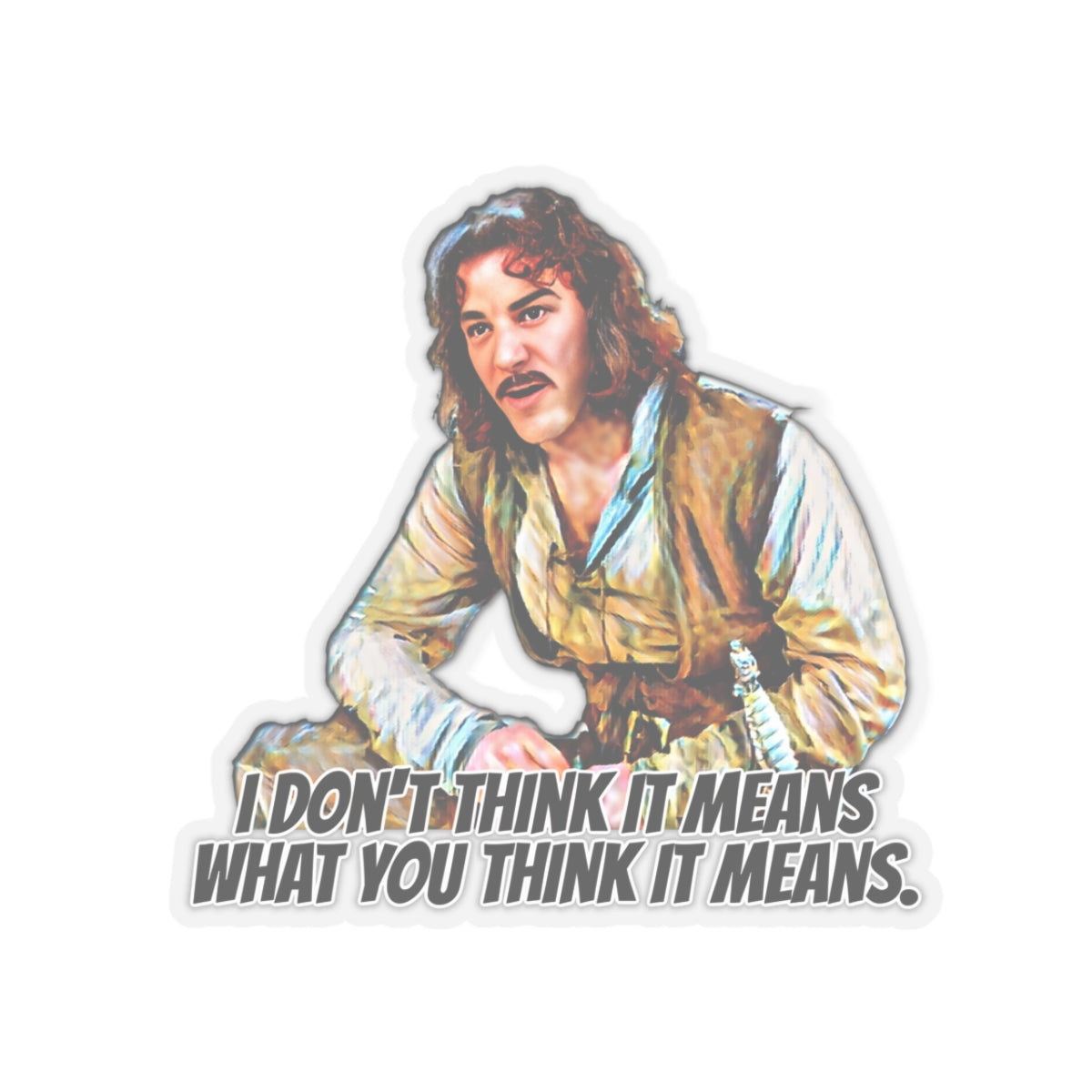 Princess Bride Sticker, Fezzik, Inigo Montoya, Count Rogan, Buttercup, Westley, Vizzini, Humperdinck, Cinephil, Movie Lover Gift