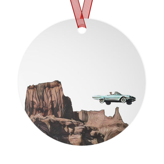 Metal Ornament, Thelma and Louise, 90's Movie, Cinephile, Movie Lover, Cosplay, Ornament, 3.5in., Double-sided