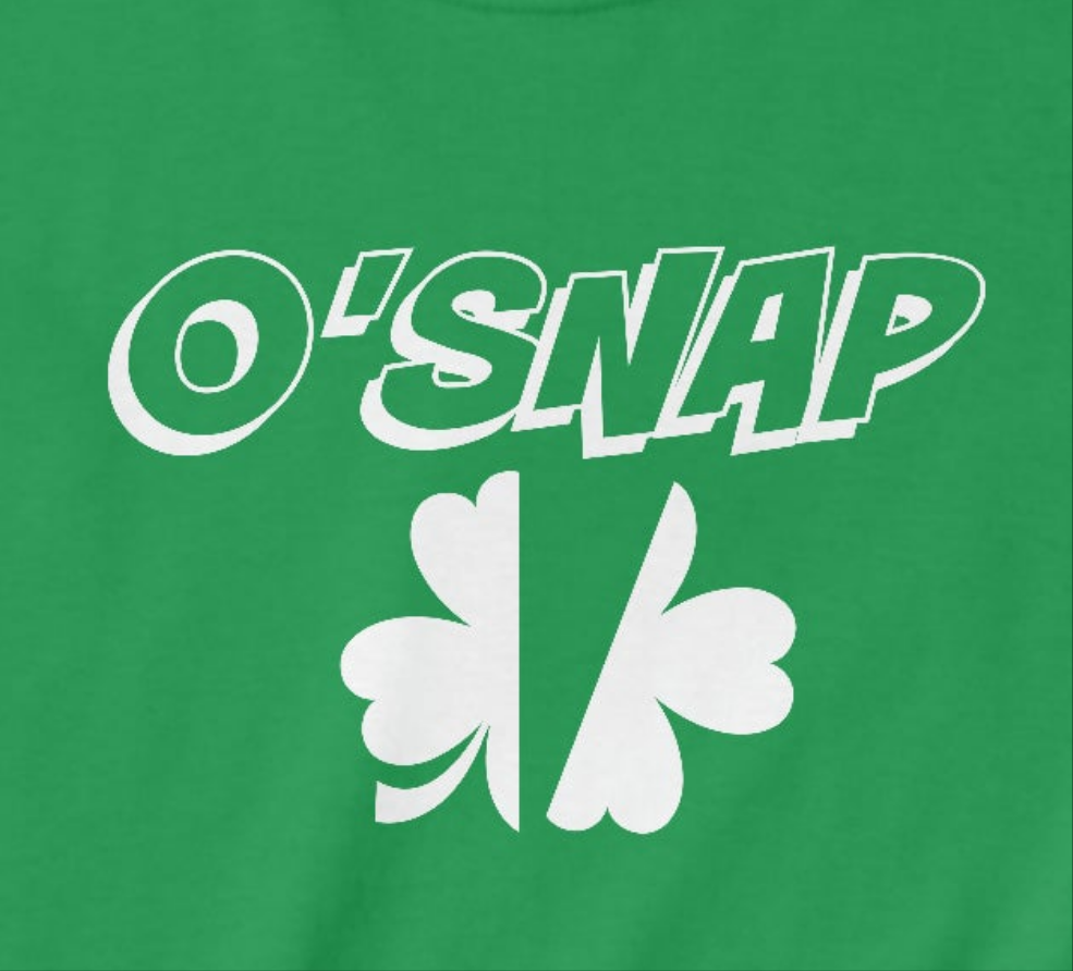 St. Patrick's Day Shirt, O'Snap, Oh Snap, Kids Heavy Cotton™ Tee