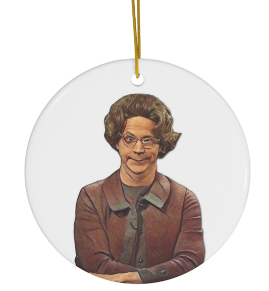 Church Lady, Dana Carvey, Ceramic, Double-sided Ornament